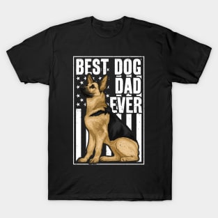 Best Dog Dad Ever German Shepherd T-Shirt